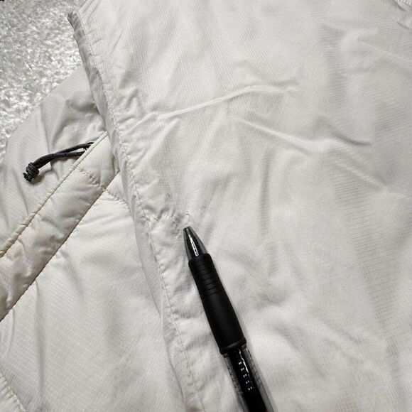The North Face Primaloft Insulated Full Zip Jacket Off White Ivory - Picture 7 of 13